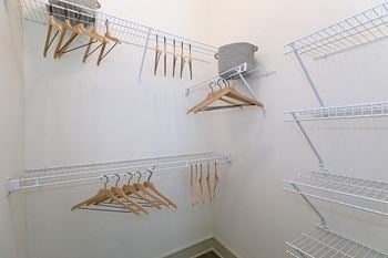 Large walk-in closets*